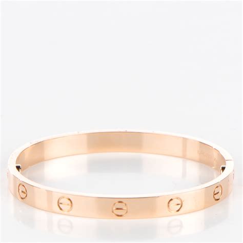 cartier love pink gold bracelet